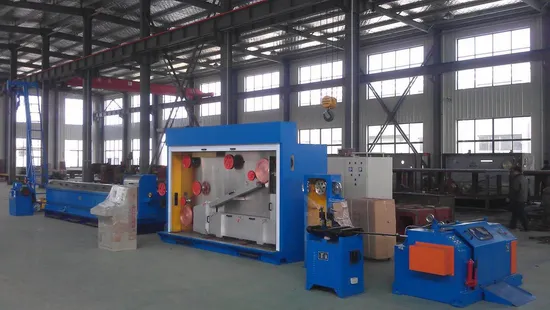 13D Rbd Aluminum Wire Drawing Machine with 630 Double Bobbin Wire Take up Machine
